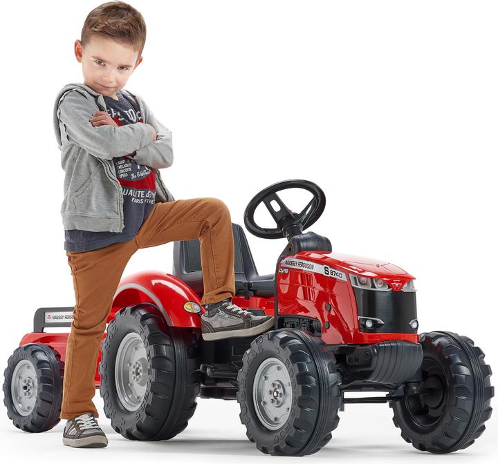 Immagine prodotto Falk Toys Trattore Massey Ferguson + rimorchio L