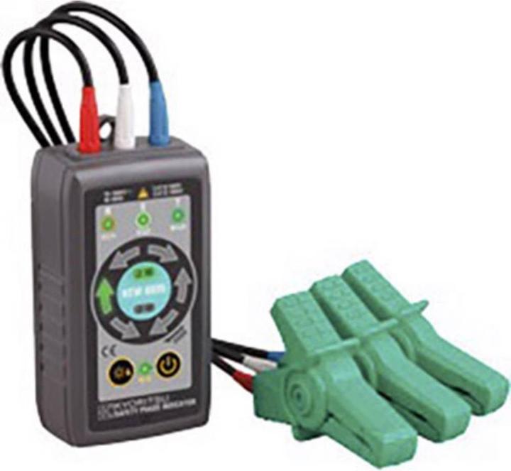 Immagine prodotto Kyoritsu Tester di fase e di campo rotante 3 Tester di fase con indicatore di rotazione KEW 8035 (CAT III 1000V, CAT IV 600V)