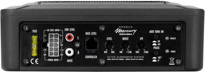 Produktbild Hifonics Auto Subwoofer aktiv MERCURY 6x8" Aktiv MRX 168A (200 W)