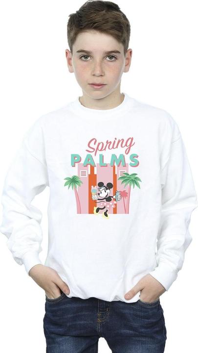 Actual product image Disney Boys Minnie Mouse Spring Palms Sweatshirt (128)