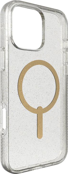 Actual product image Zagg Cases Milan Snap Apple Michael LGPro Gold Glitter (Apple iPhone 16 Pro Max)