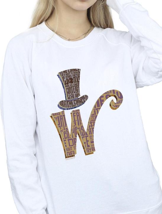 Immagine prodotto Willy Wonka & the Chocolate Factory W Logo Hat Felpa Donna (5XL)