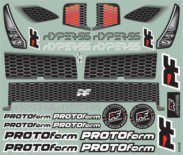 Produktbild Proline Karosserie Hyper-SS Regular Weight unlackiert, 1:8 GT