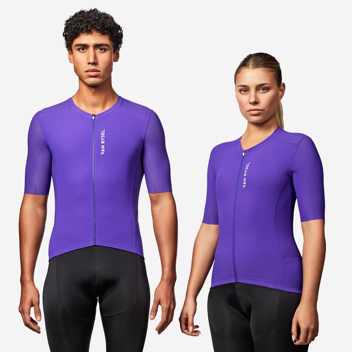 Immagine prodotto Van rysel Unisex Summer Road Cycling Short-Sleeved Jersey Racer 2 - Purple (M)