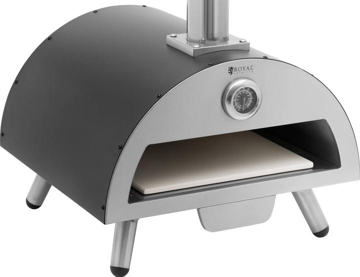 Produktbild Royal Catering Holz-Pizzaofen Holzbackofen holzbefeuerter Grillofen Cordierit 190 °C Ø 33 cm (Pizzaofen Holz)