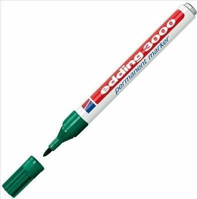 Image du produit Edding Marqueur permanent 3000 (Vert, 1.50 mm, 1 x)