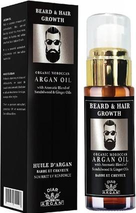 Diar Argan Arganöl mit Ingwer und Sandelholz für Bart und Haar (30 ml)