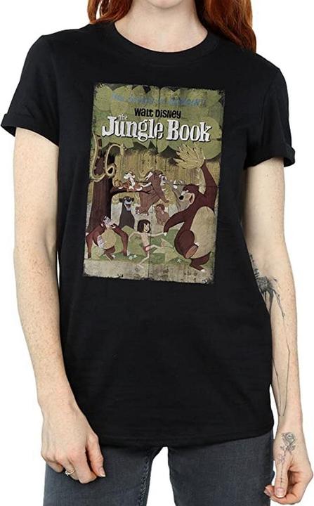 Image du produit Disney Femme/Les femmes - T-shirt boyfriend en coton avec affiche rétro (XL)