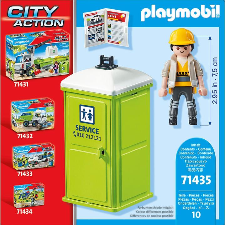 Immagine prodotto Playmobil 71435 Toilette mobile (71435, Playmobil Città d'azione)