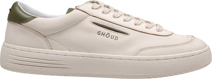 Actual product image Ghoud lido sneakers in ivory and green leather (42)