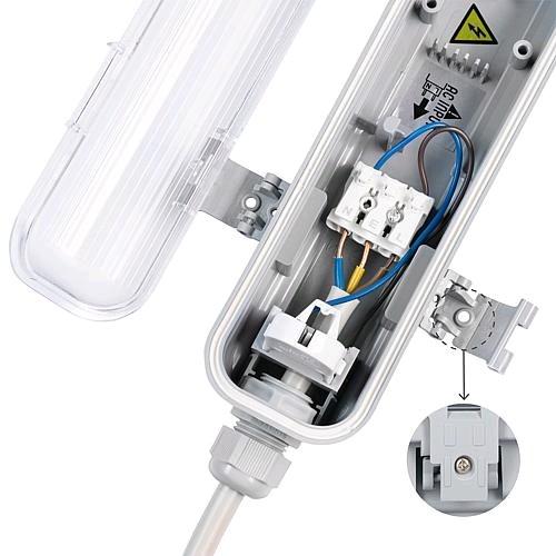 Immagine prodotto EGB Lampada diffusore a prova di umidità IP65 w Tubo LED 22W L1575mm (2300 lm, G13)