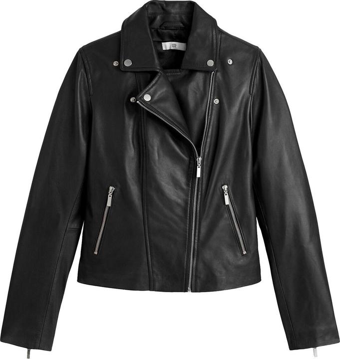 Produktbild La Redoute Collections Lederjacke im Bikerstil (44)