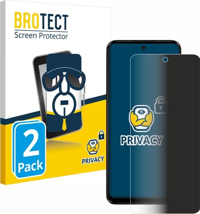 Actual product image BROTECT Anti-spy privacy film Blue light protection film (2 Piece, Motorola Moto G14)