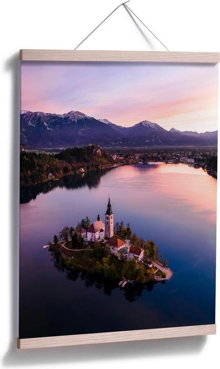 Actual product image Trenddeko Lake Bled in Slovenia (50 x 60 cm)