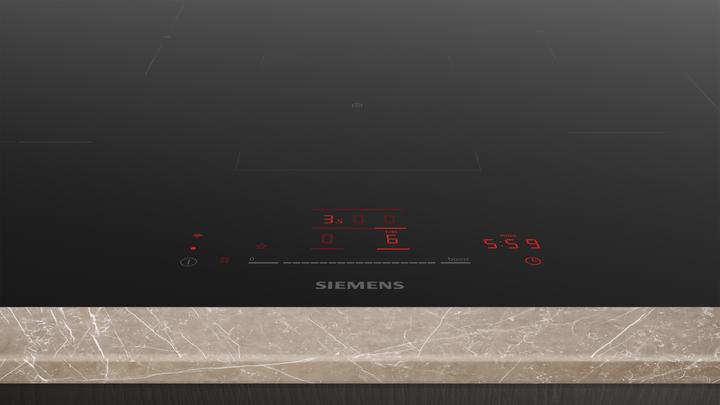 Image du produit Siemens iQ300, Table de cuisson à induction, 80 cm, noir, à encastrer (intégré), EH801HFB1E