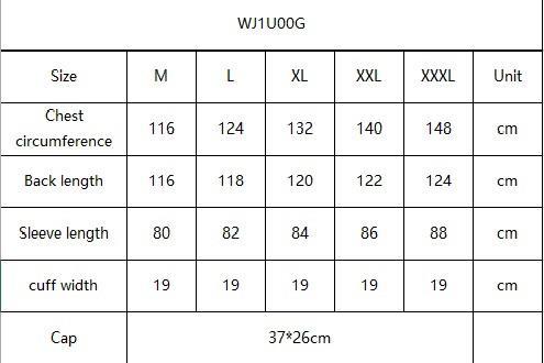 Produktbild Haushalt Rain Coat Pu Long Wj1u00g Size Xxxl (3XL)