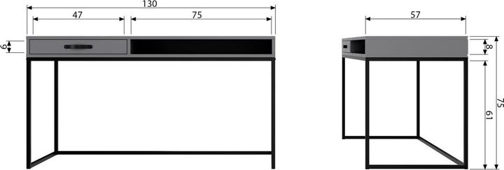 Produktbild Woood Morris (75 x 130 x 58 cm)