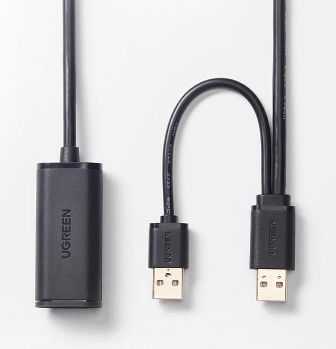 Produktbild Ugreen USB 2.0 Verlängerungskabel mit Repeater Signal Booster (10 m, USB 2.0)