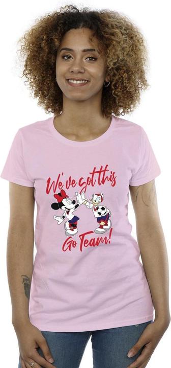 Actual product image Disney Womens/Ladies Minnie Daisy We've Got This Cotton T-Shirt (S)