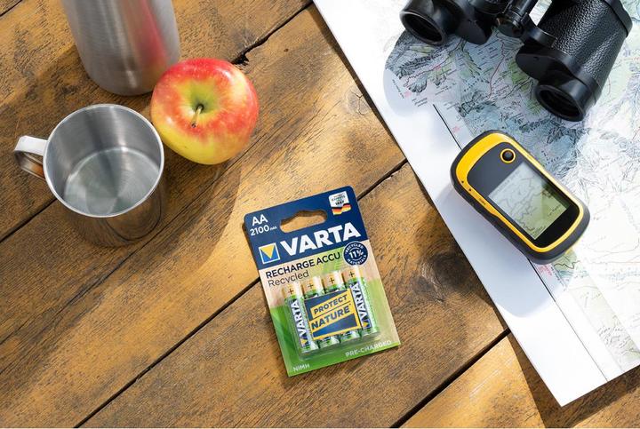 Actual product image Varta Recharge Accu Recycled (4 pcs., AA, 2100 mAh)