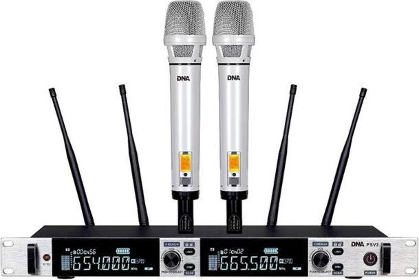 Immagine prodotto Denon DNA PSV 2 drahtloses Mikrofon mit 2 Hand-Transmittern