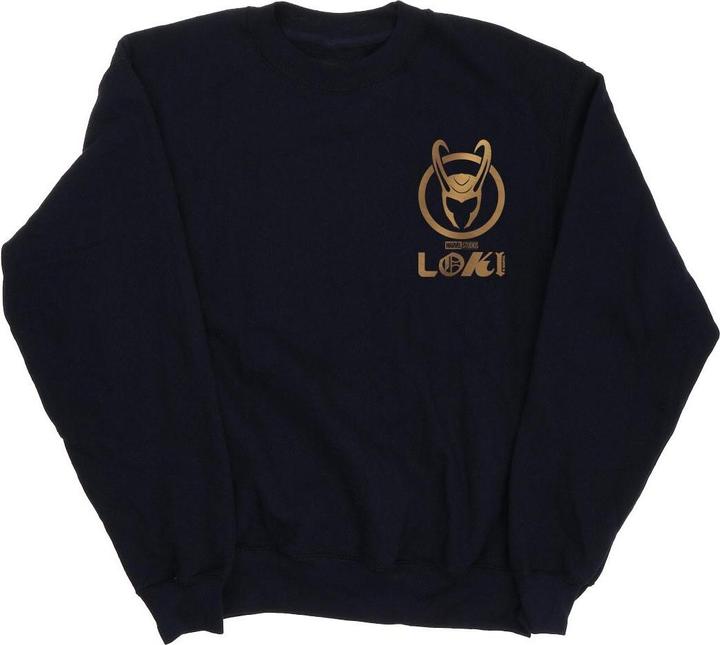 Produktbild Loki Horn Logo Faux Pocket Sweatshirt (L)