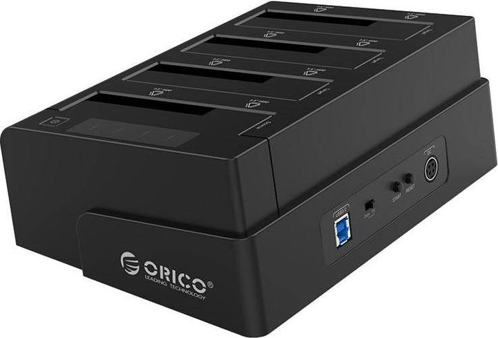 Actual product image Orico 2.5 3.5 inch 4 Bay USB3.0 1 to 3 Clone Hard Drive Dock (2.5", 3.5")