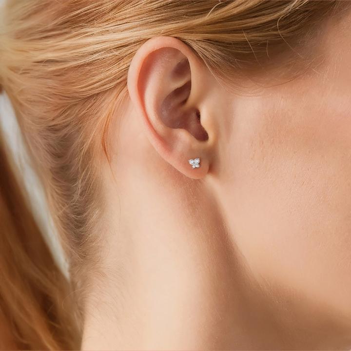 Produktbild Glanzstücke München Damen Ohrringe Schmetterling Sterling Silber - 34510 (Sterling Silber 100%)