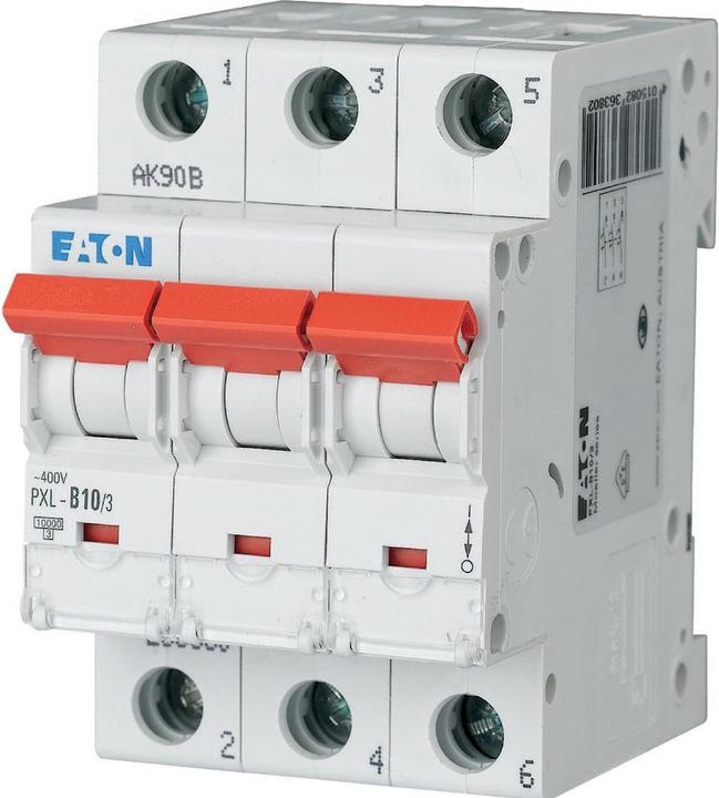Produktbild Eaton Sicherungsautomat Typ C 10A 3-polig
