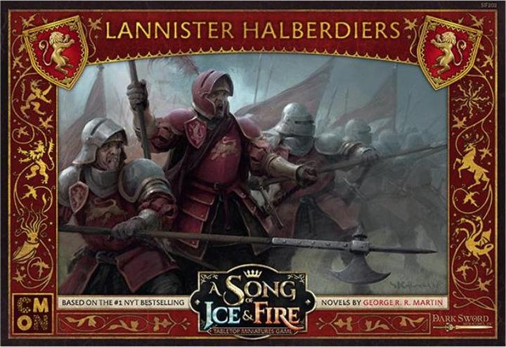 Actual product image Cmon CMN0077 - A Song of Ice & Fire - Lannister Halberdiers, aged 14 and over (DE Expansion) (German)