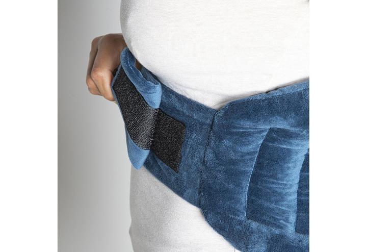 Image du produit Childhome Coussin chauffant multifonctionnel à nouer, bleu (120 x 24 cm)