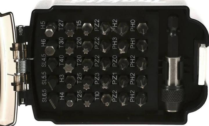 Produktbild Makita Bit-Set (PH, T27, PH2, T40, H6, PZ2, PH1, H3, T10, PH0, SL 1.2 x 6.5, T15, PZ1, T20, SL 0.8 x 5.5, H4, PH3, PZ3, H5, SL 0.6 x 4.5, T25, T30, PZ0)
