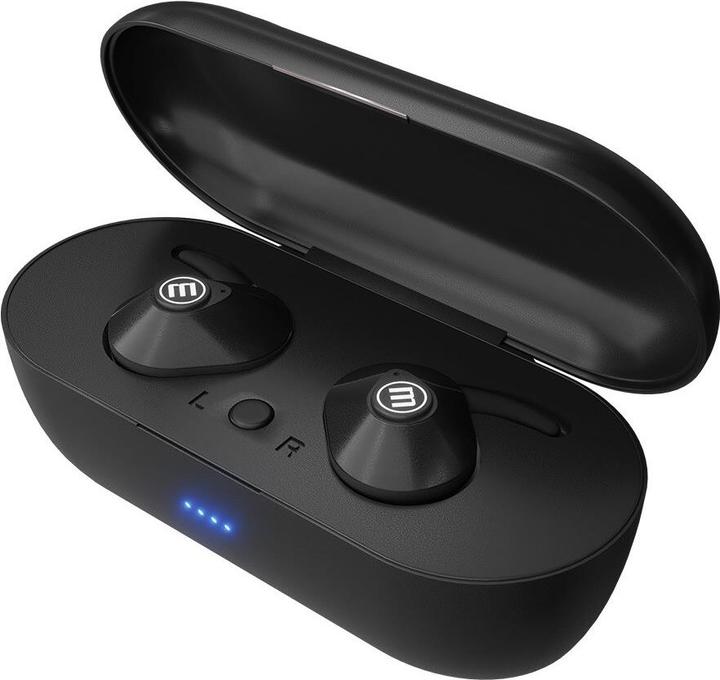 Maxell MINI DUO Wireless In-Ear Headphones with Charging Case Black (20 h, Wireless)