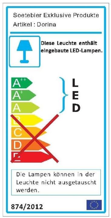 Label énergétique Held Bologna (90 x 20 x 66 cm)