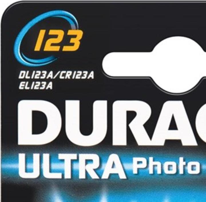 Actual product image Duracell Ultra Photo (1 pcs., CR123A, 1400 mAh)