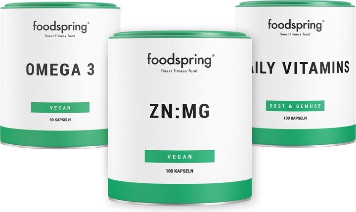 Actual product image Foodspring Omega 3 capsules (1 Piece, Capsules, 78 g)
