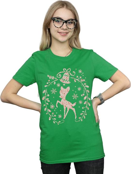 Produktbild Disney Bambi Christmas Wreath TShirt (XXL)