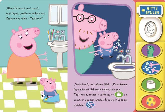 Immagine prodotto Phoenix Peppa Pig Schorsch va nel vasino (Libro sonoro) (Tedesco)