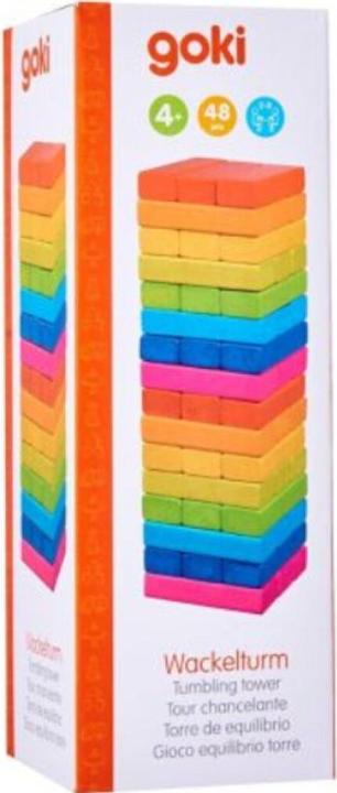 Actual product image Goki Skill game Wobble Tower (French, Italian, English, Swiss German)
