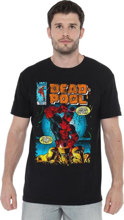 Actual product image Deadpool Mens Would You Want It Comic Cover T-Shirt (L)