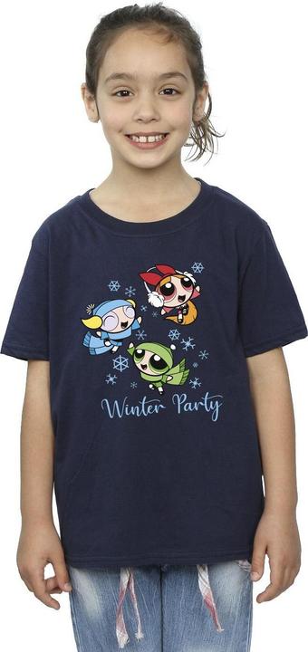 Immagine prodotto The Powerpuff Girls Girls Winter Party Maglietta Ragazze (140, 146)