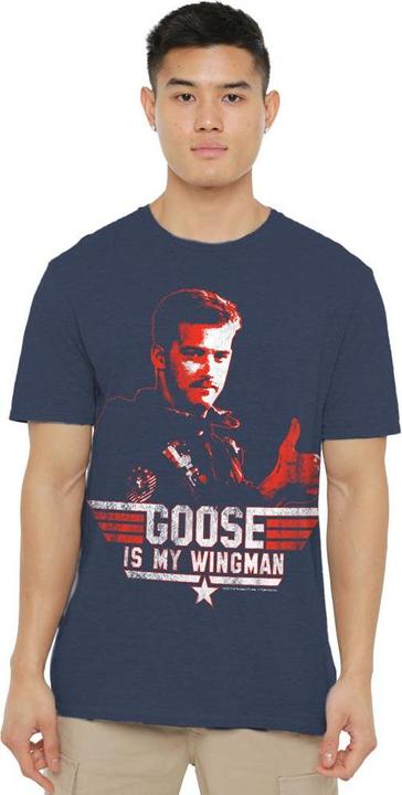 Actual product image Top Gun Unisex Adult Wingman Goose T-Shirt (M)