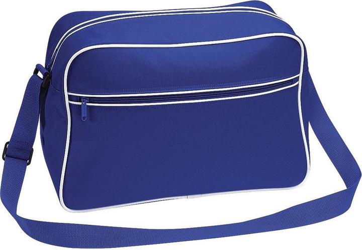 Vivid royal blue, White