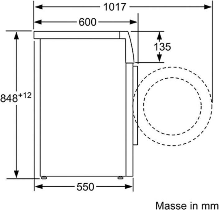 Produktbild Siemens WM14N192CH iQ300 Waschmaschine Frontloader 7 kg 1400 U/min. (7 kg, Links, CH-Stecker)