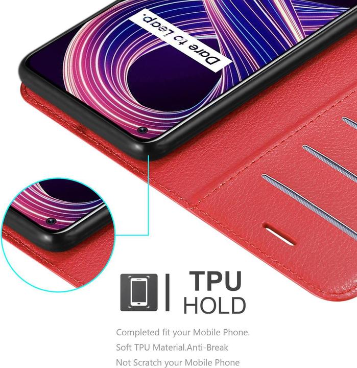 Actual product image Cadorabo Book Stand Case for Realme 8 5G / V13 / Q3 / Q3i / Narzo 30 5G (Realme Narzo 30 5G, Realme V13, Realme Q3i 5G)