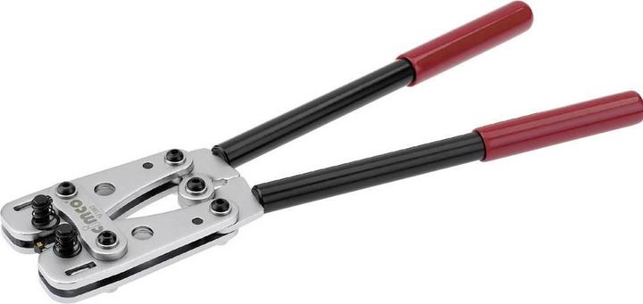 Actual product image Cimco Pressing pliers set 255 pieces Tubular cable lug