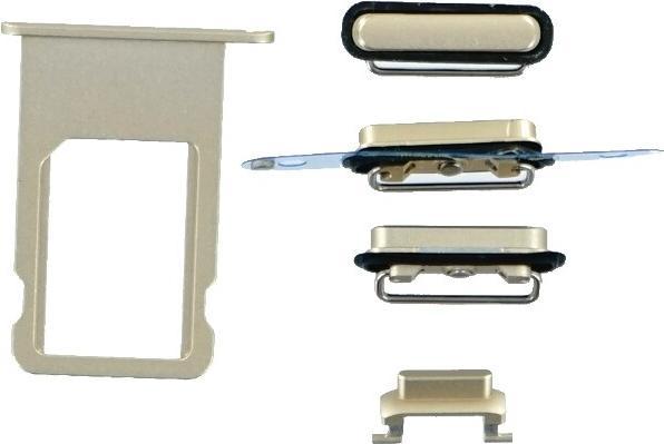 Produktbild OEM Ersatz iPhone 6 Plus Rückseite Gold, ohne Logo (Apple iPhone 6 Plus)