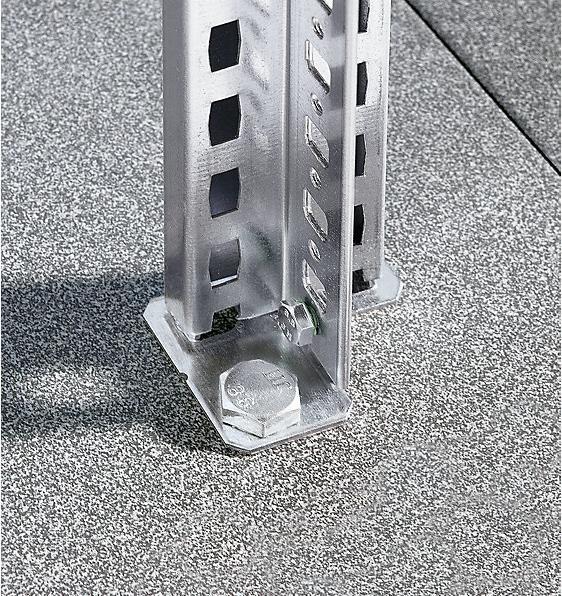 Actual product image eurokraft pro Shelf plug-in rack, galvanized