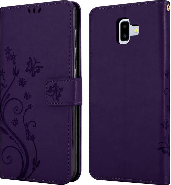 Produktbild Cadorabo Flower Book Cover (Samsung Galaxy J6+)