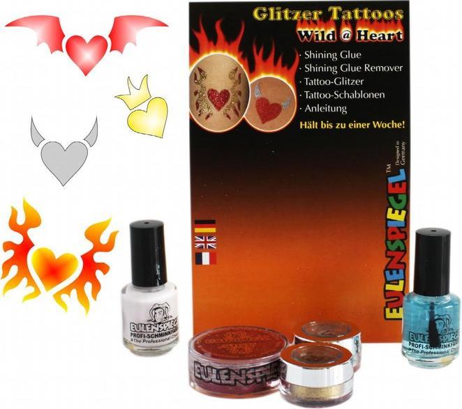 Image du produit Eulenspiegel Kit de tatouage scintillant : Wild @ Heart